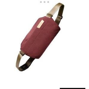 Bellroy Mini Sling Bag Red Earth Crossbody Fanny Pack Expandable NWOT